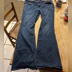 American eagle low rise boot cut jeans